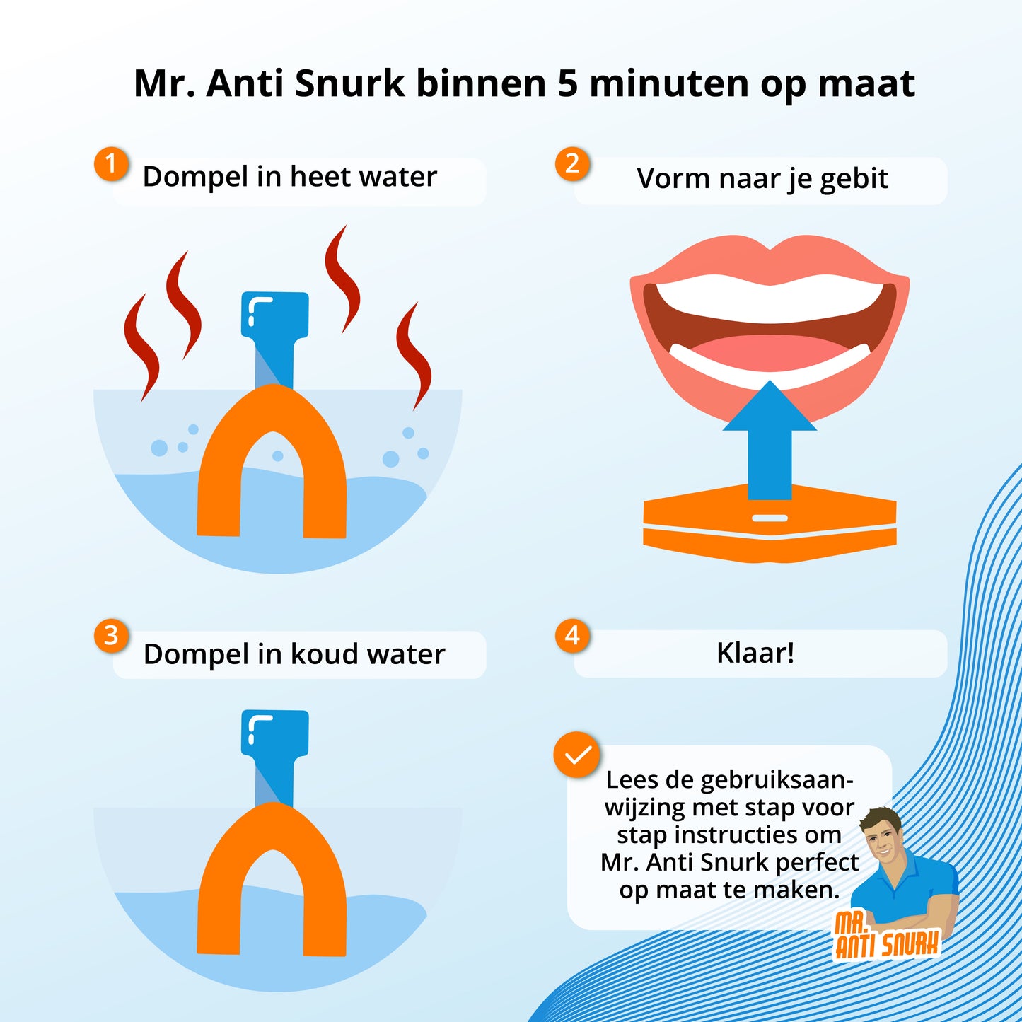 Snurkbeugel - Mr Anti Snurk - Rustige Nacht